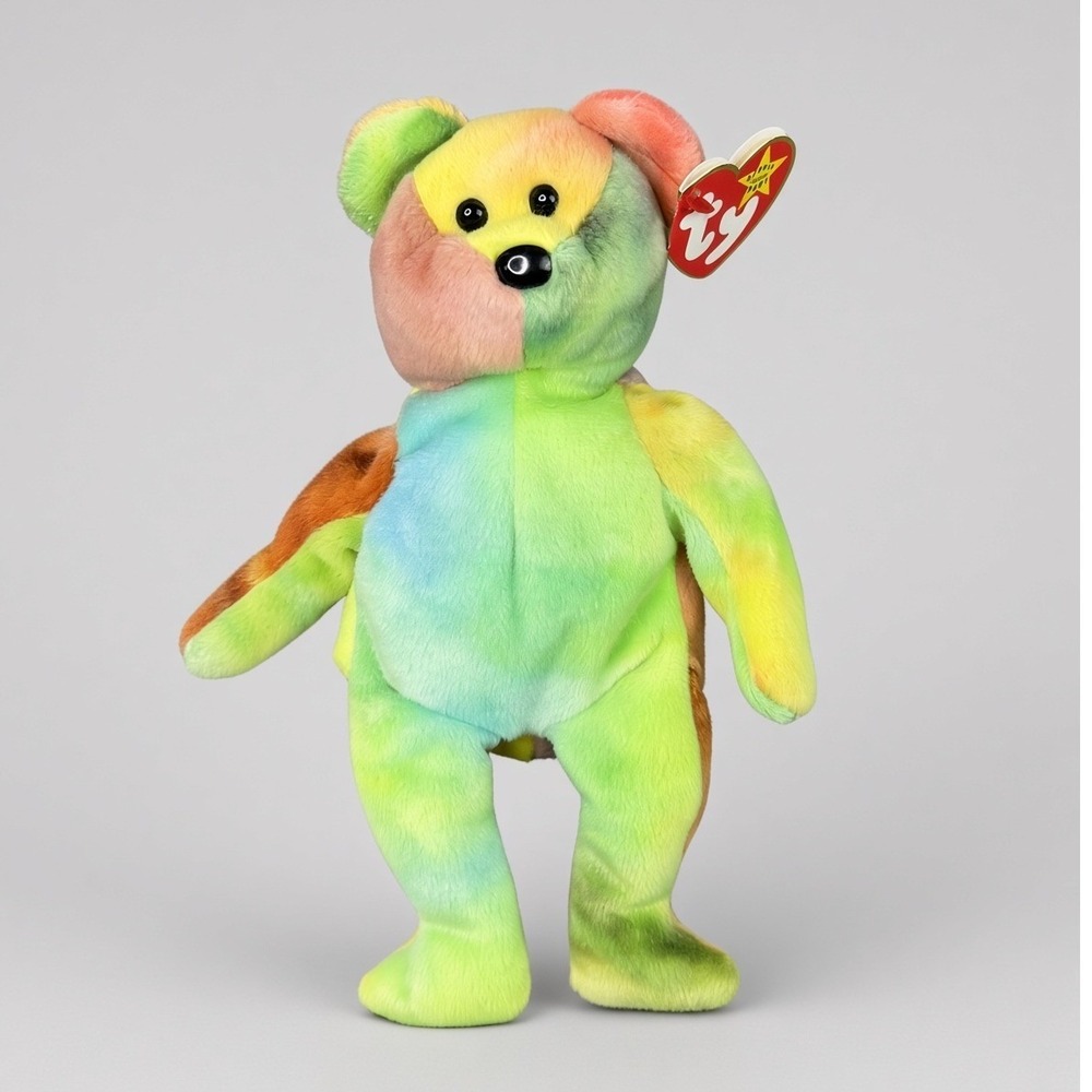 Ty Beanie Baby Garcia Tie Dye Bear Style 4051 1995 With Tags Vintage